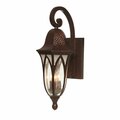 Designers Fountain Berkshire 23in Burnished Antique Copper 3-Light Outdoor Line Voltage Wall Sconce 20621-BAC